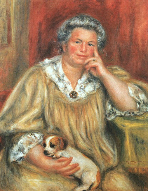 Madame Renoir and Bob by Pierre-Auguste Renoir