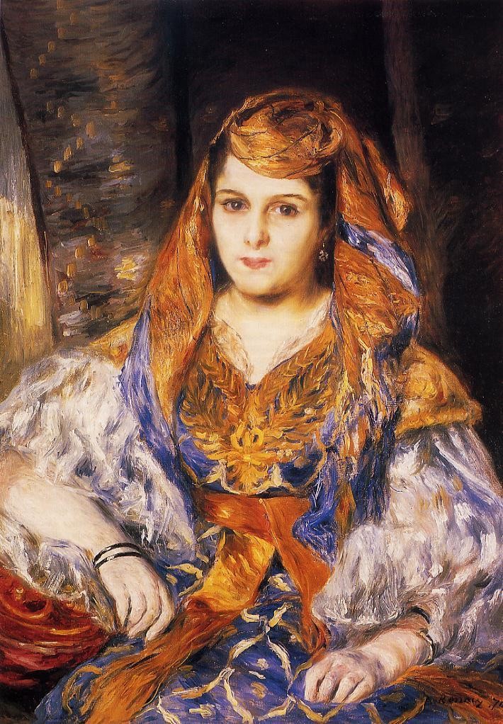 Madame Stora in Algerian Dress by Pierre-Auguste Renoir
