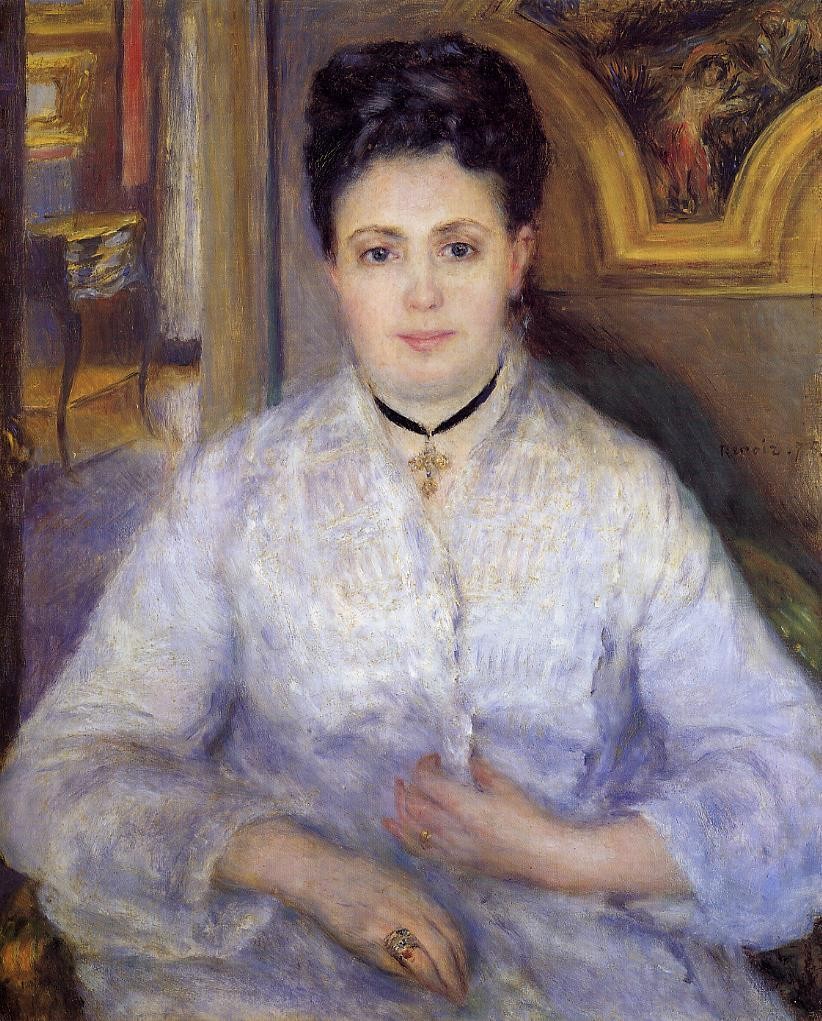 Madame Victor Chocquet by Pierre-Auguste Renoir