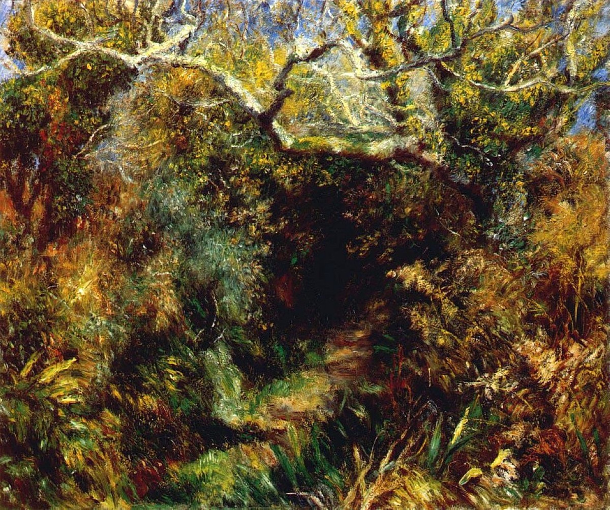 Mediterranean landscape by Pierre-Auguste Renoir