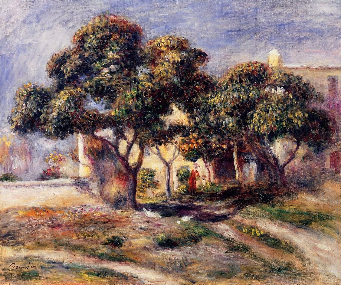 Medlar Trees, Cagnes by Pierre-Auguste Renoir