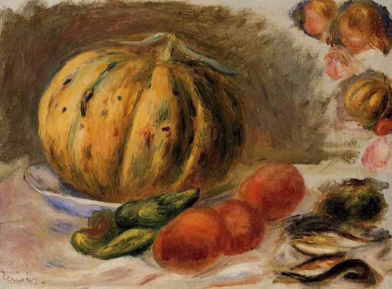 Melon and Tomatos by Pierre-Auguste Renoir