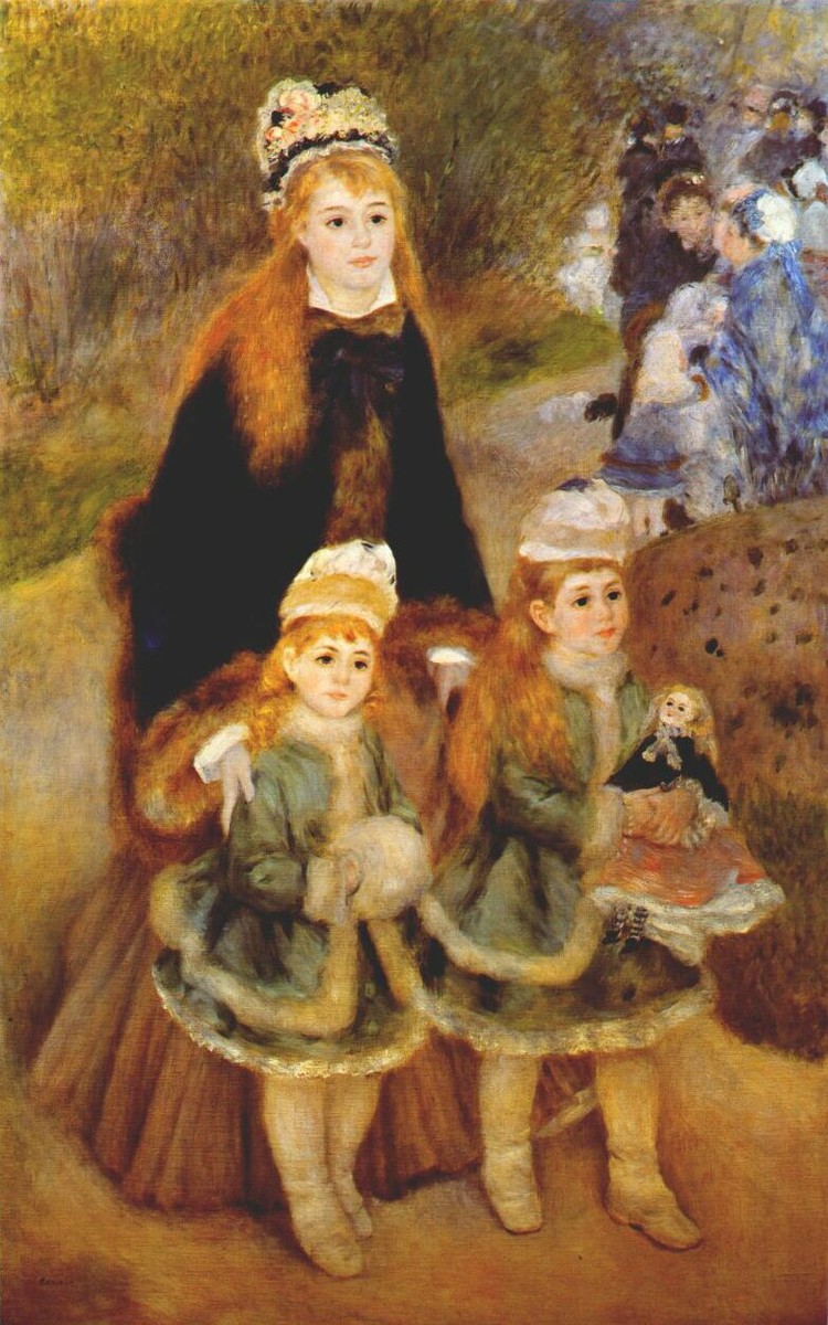 Mother and children by Pierre-Auguste Renoir