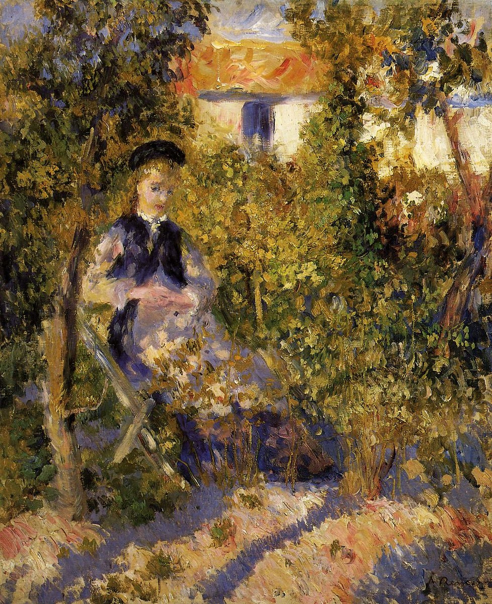 Nini in the Garden by Pierre-Auguste Renoir