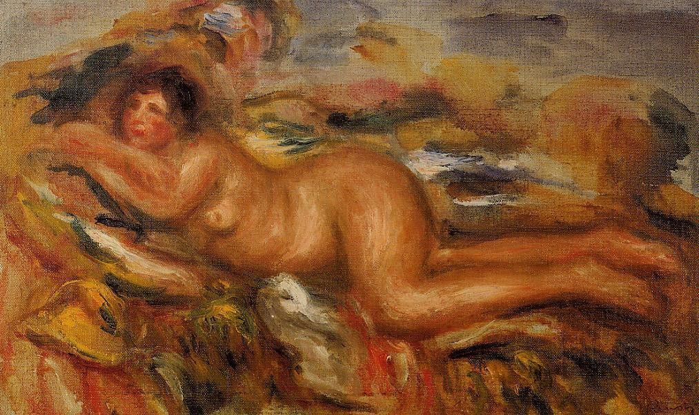 Nude on the Grass by Pierre-Auguste Renoir