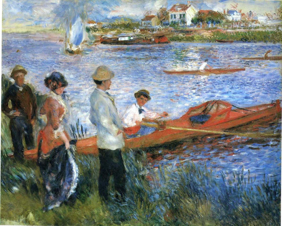 Oarsmen at Chatou by Pierre-Auguste Renoir