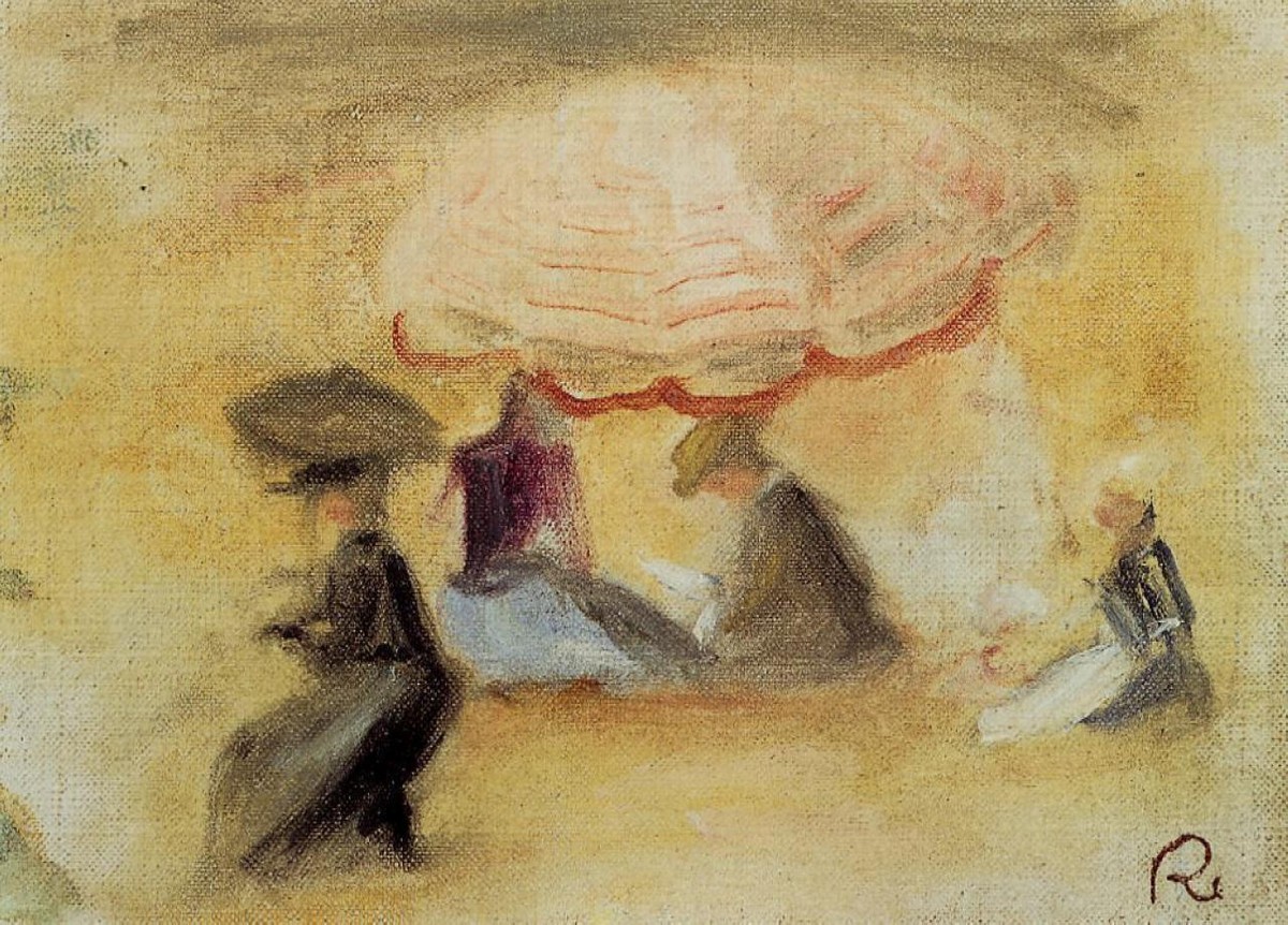 On the Beach by Pierre-Auguste Renoir