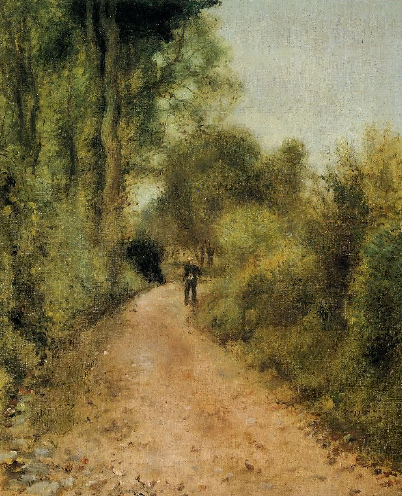 On the Path by Pierre-Auguste Renoir