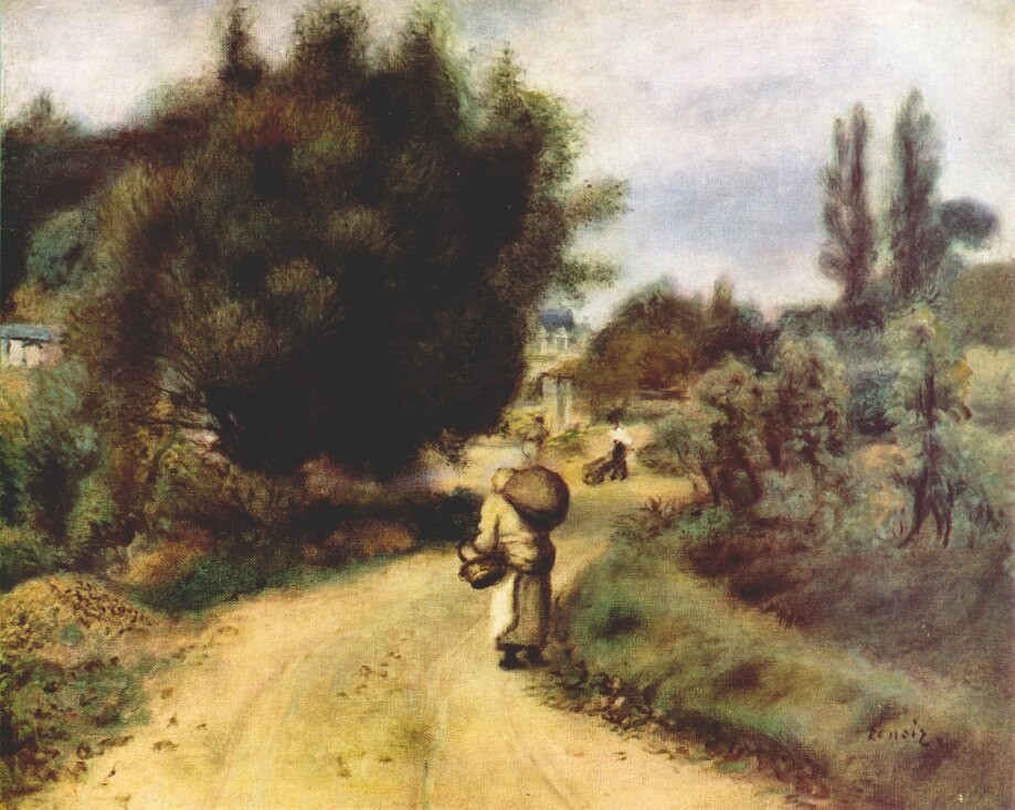 On the river banks by Pierre-Auguste Renoir