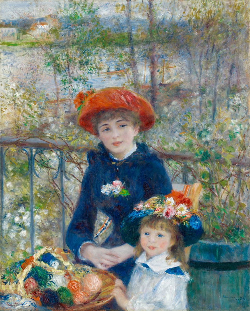On the terrace by Pierre-Auguste Renoir
