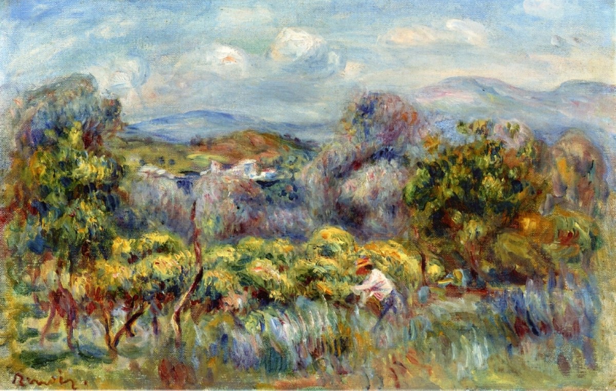 Orange Trees by Pierre-Auguste Renoir