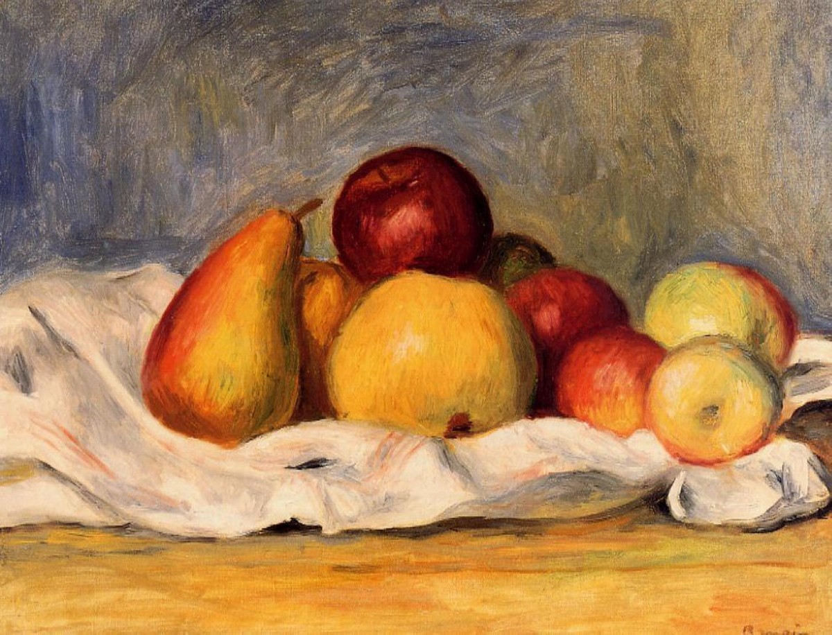 Pears and Apples by Pierre-Auguste Renoir