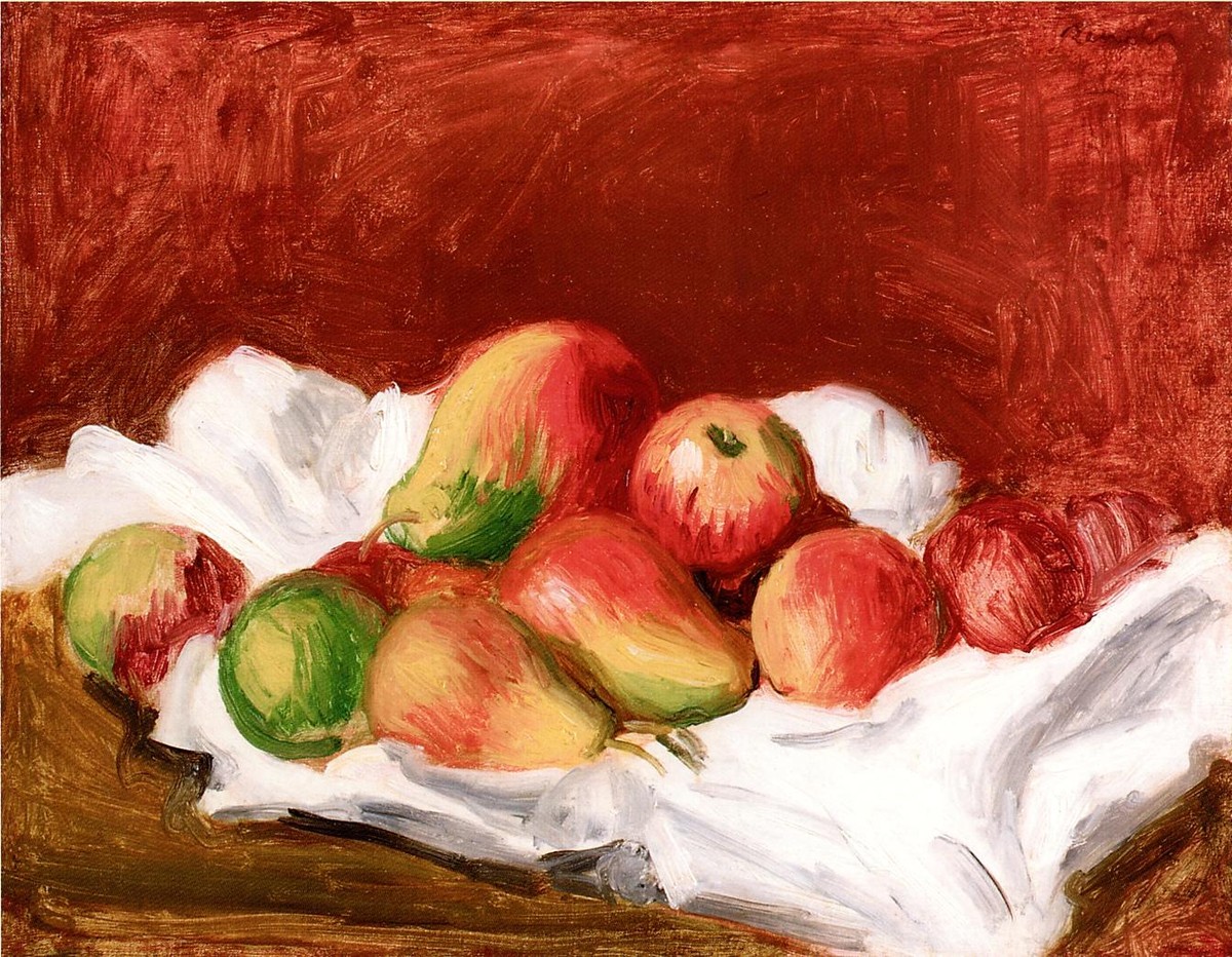 Pears and Apples by Pierre-Auguste Renoir