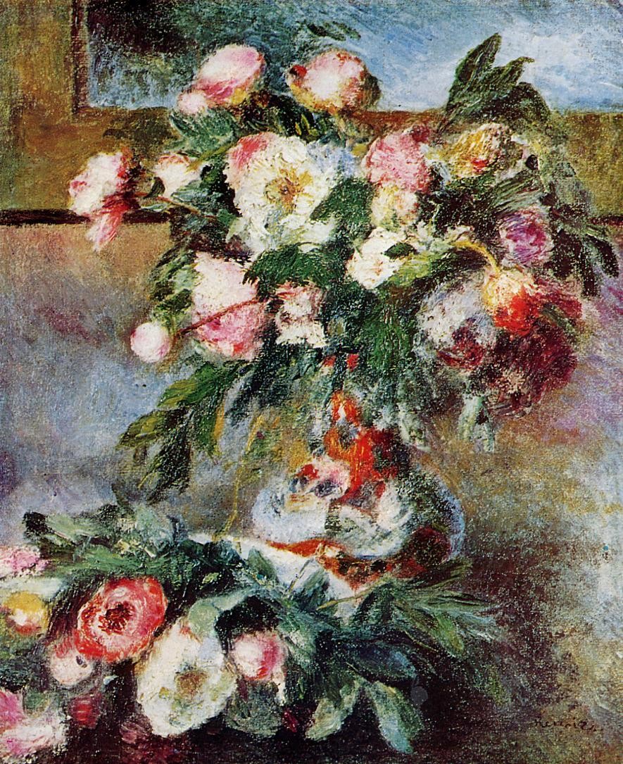 Peonies by Pierre-Auguste Renoir