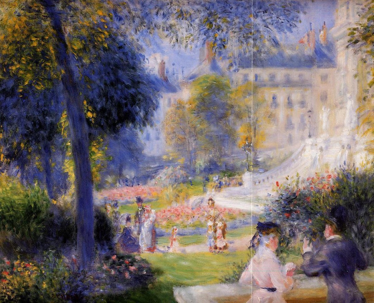Place de la Trinite by Pierre-Auguste Renoir