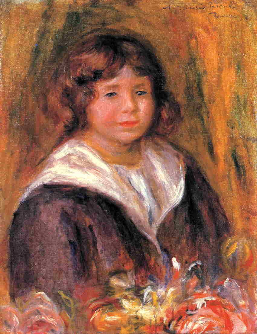 Portrait of a Boy (Jean Pascalis) by Pierre-Auguste Renoir