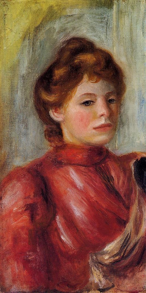 Portrait of a Woman by Pierre-Auguste Renoir
