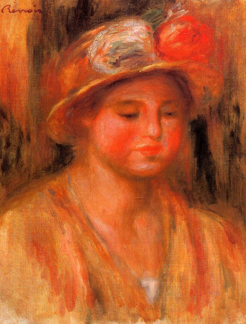 Portrait of a Woman by Pierre-Auguste Renoir