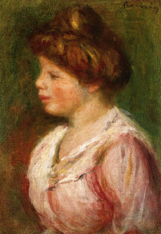 Portrait of a Young Woman by Pierre-Auguste Renoir