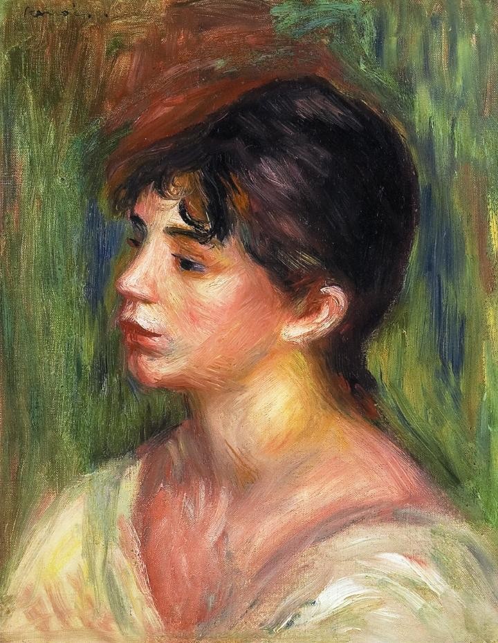 Portrait of a Young Woman by Pierre-Auguste Renoir