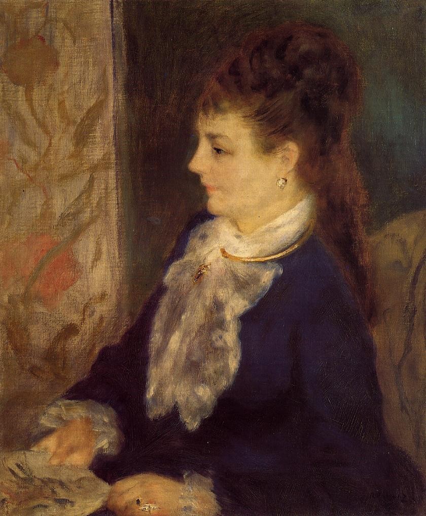 Portrait of an Anonymous Sitter by Pierre-Auguste Renoir