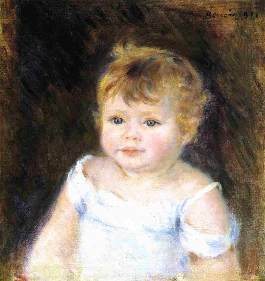 Portrait of an Infant by Pierre-Auguste Renoir
