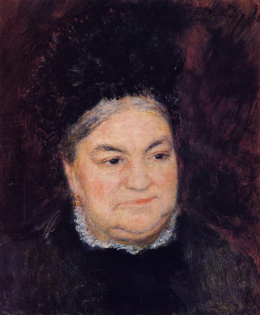 Portrait of an Old Woman (Madame le Coeur) by Pierre-Auguste Renoir