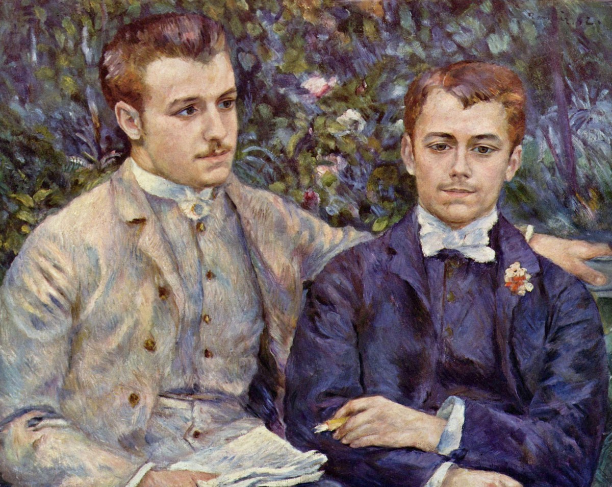 Portrait of Charles and Georges Durand Ruel by Pierre-Auguste Renoir