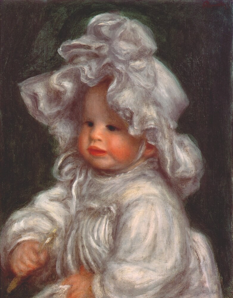 Portrait of claude by Pierre-Auguste Renoir