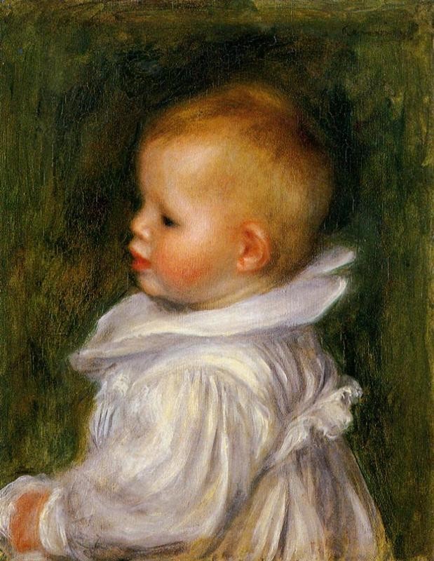 Portrait of Claude Renoir by Pierre-Auguste Renoir