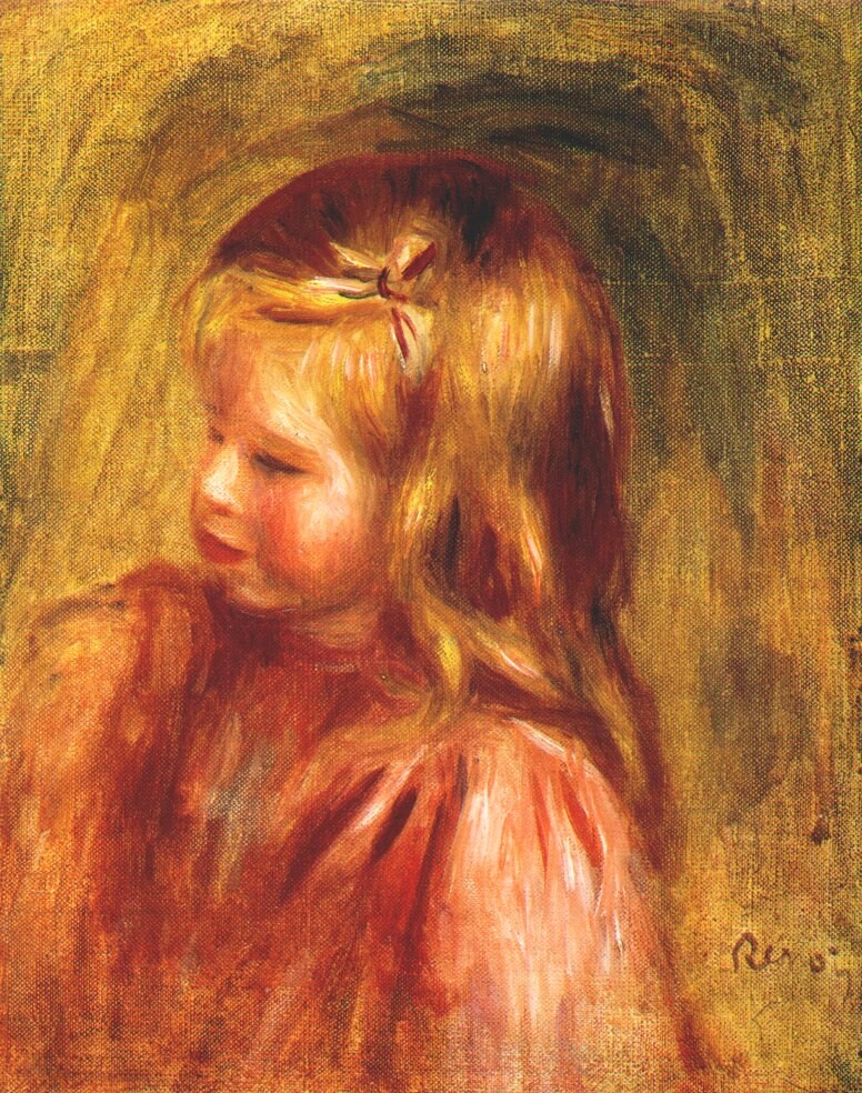 Portrait of coco by Pierre-Auguste Renoir