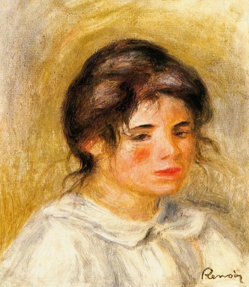 Portrait of Gabrielle by Pierre-Auguste Renoir