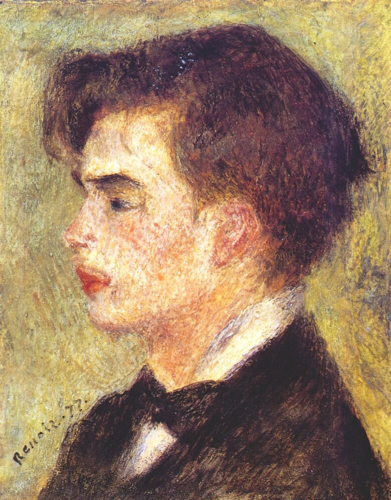 Portrait of Georges Riviere by Pierre-Auguste Renoir