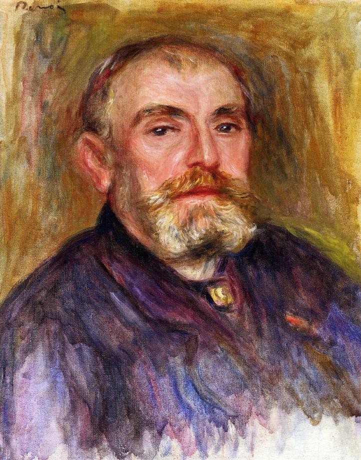 Portrait of Henri Lerolle by Pierre-Auguste Renoir