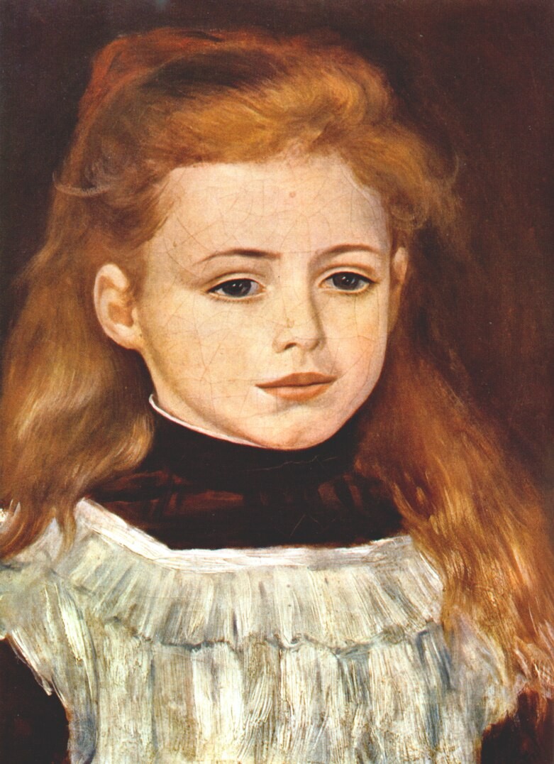 Portrait of Lucie Berard by Pierre-Auguste Renoir