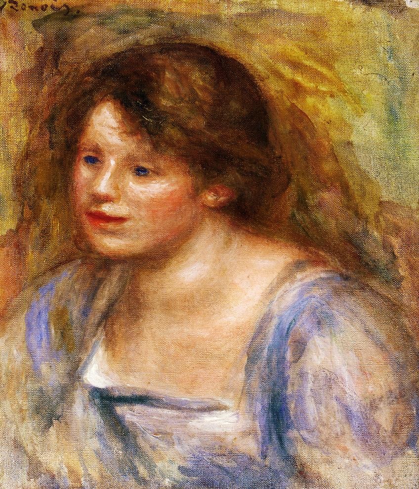 Portrait of Lucienne by Pierre-Auguste Renoir