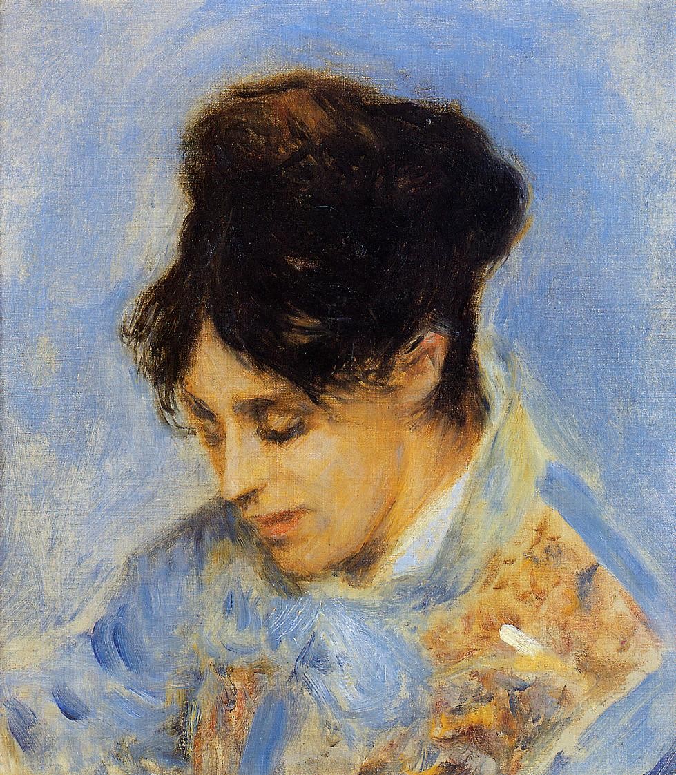 Portrait of Madame Claude Monet by Pierre-Auguste Renoir