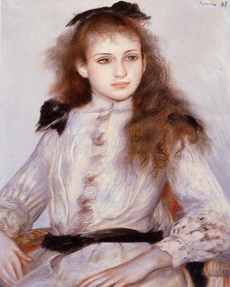 Portrait of Madeleine Adam by Pierre-Auguste Renoir