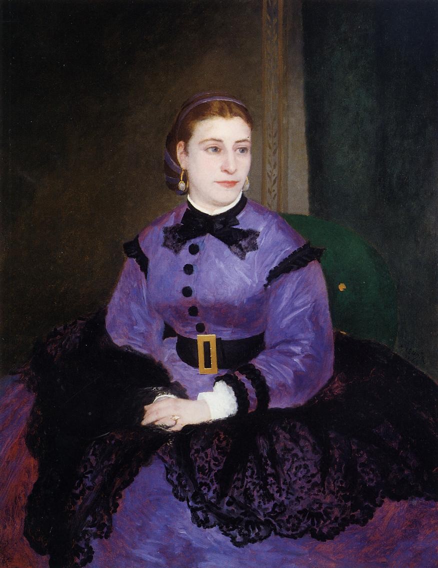 Portrait of Mademoiselle Sicotg by Pierre-Auguste Renoir