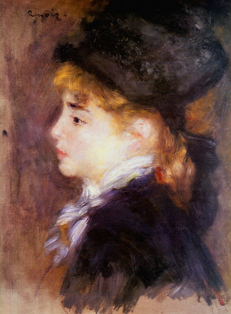 Portrait of Margot (Portrait of a Model) by Pierre-Auguste Renoir