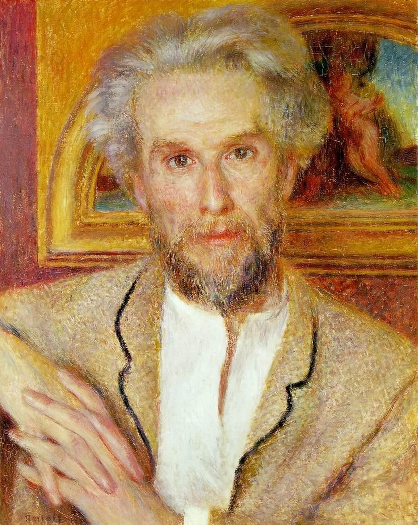 Portrait of Victor Chocquet by Pierre-Auguste Renoir