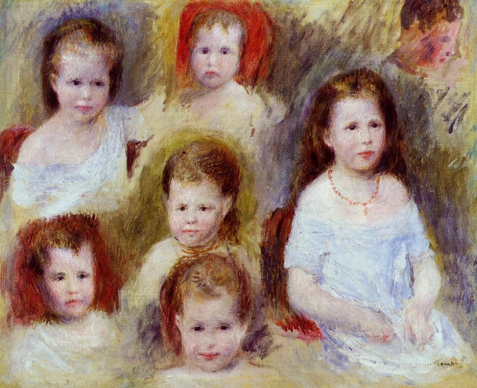 Portraits of Marie Sophie Chocquet by Pierre-Auguste Renoir
