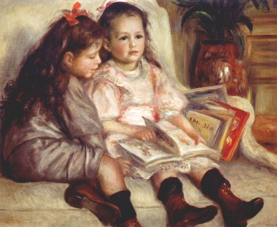 Portraits of Two Children by Pierre-Auguste Renoir