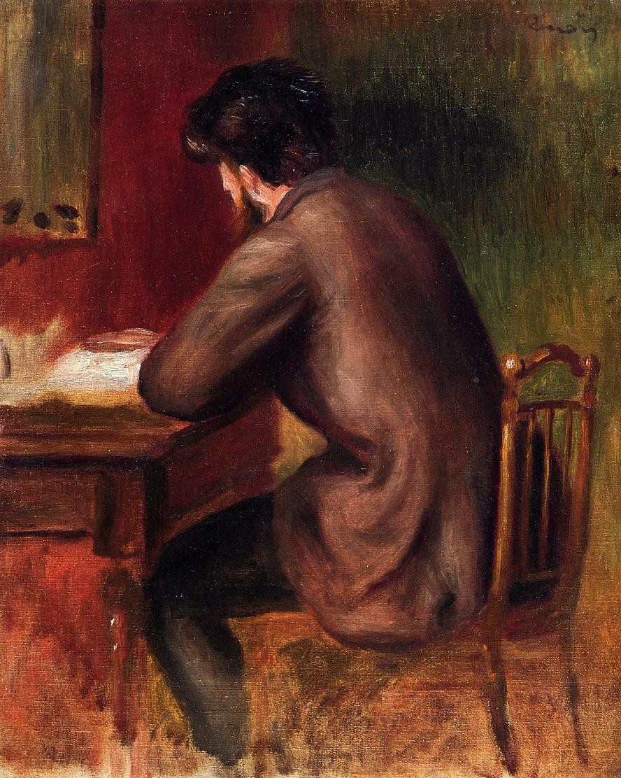 Posthumous Portrait of Frederic Bazille by Pierre-Auguste Renoir