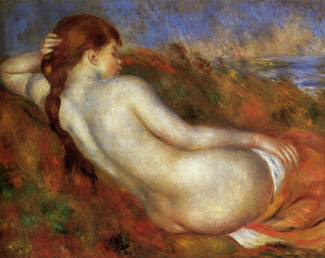 Reclining Nude by Pierre-Auguste Renoir