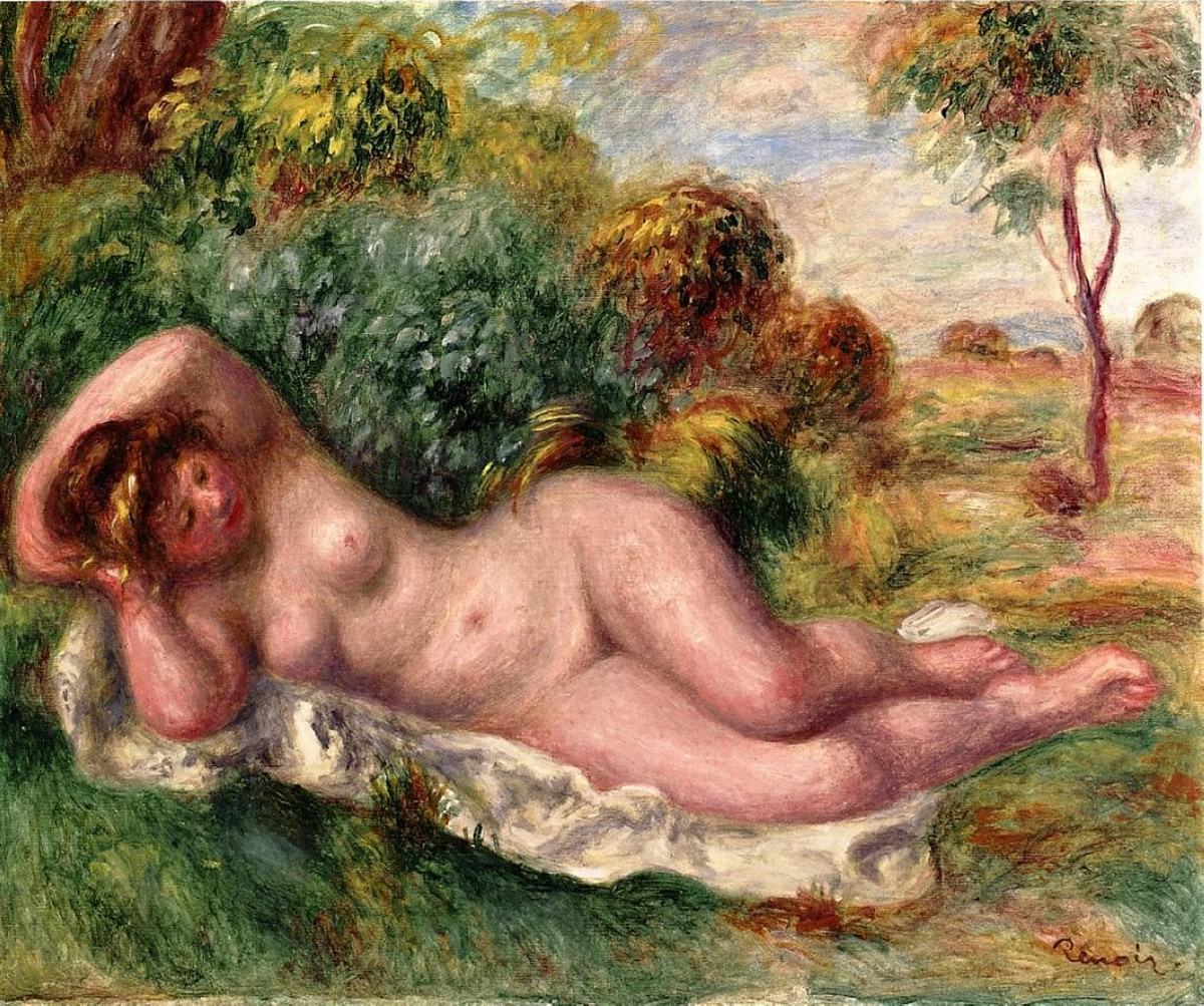 Reclining Nude (The Baker's Wife) by Pierre-Auguste Renoir