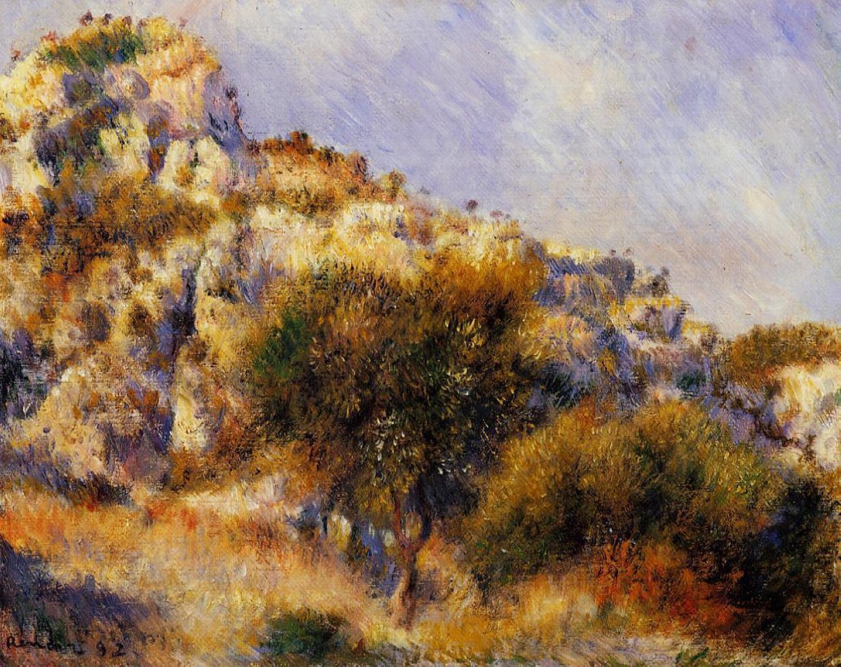 Rocks at l'Estaque by Pierre-Auguste Renoir