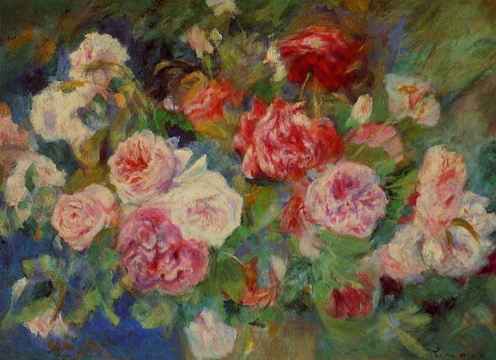 Roses by Pierre-Auguste Renoir