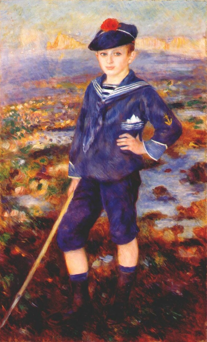 Sailor Boy (Portrait of Robert Nunes) by Pierre-Auguste Renoir