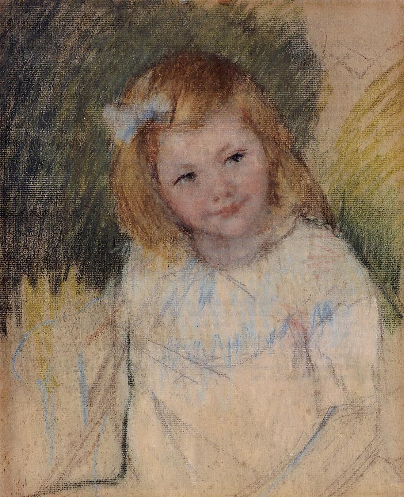 Sara Looking to the Right by Pierre-Auguste Renoir